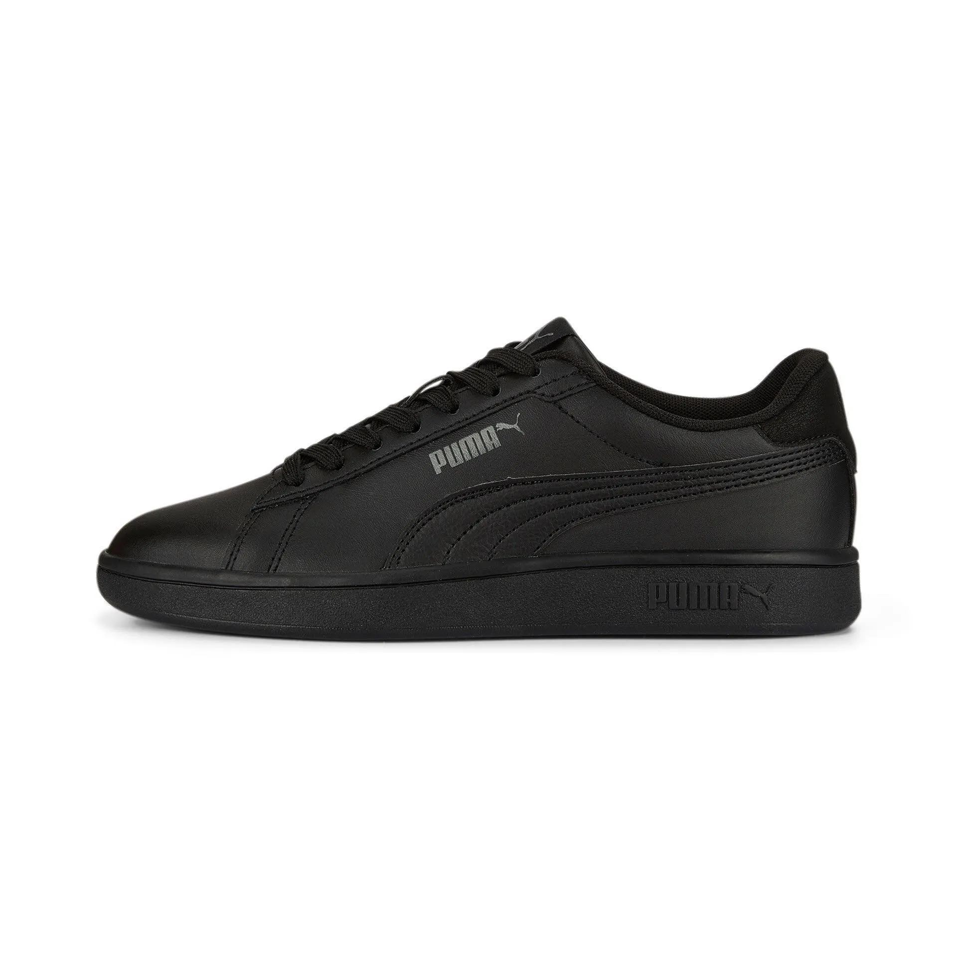 Puma Smash 3.0 Jungen Sneaker Freizeitschuhe schwarz
