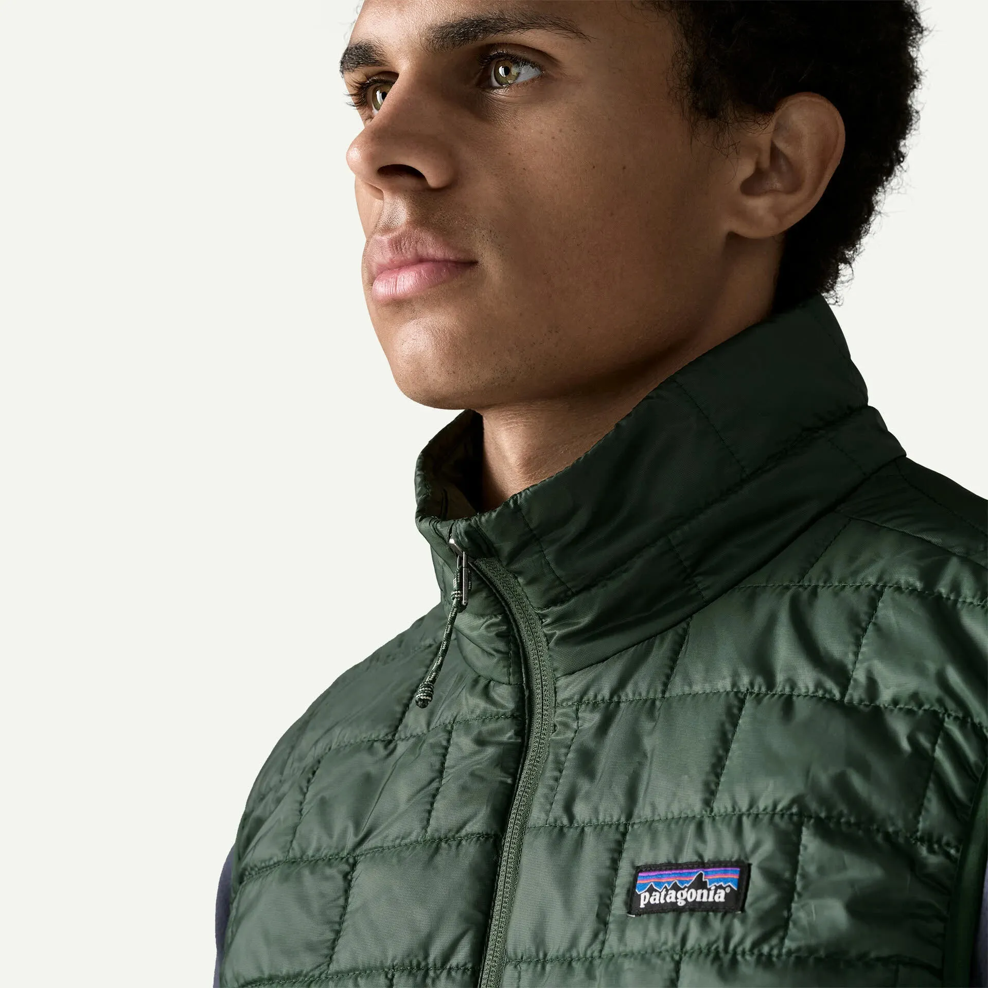 Patagonia Nano Puff Vest Herren Daunenweste ärmellos treeline green