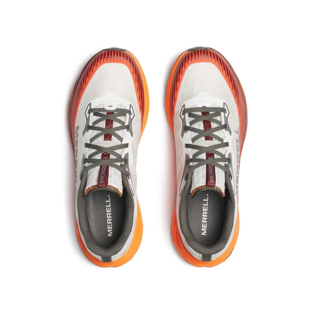 Merrell AGILITY PEAK 6 Herren Laufschuhe Trailrunningschuhe weiß/rot/orange