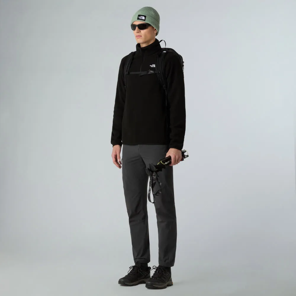The North Face GGLACIER FLEECE 1/4 ZIP Herren Skirolli Longsleeve schwarz