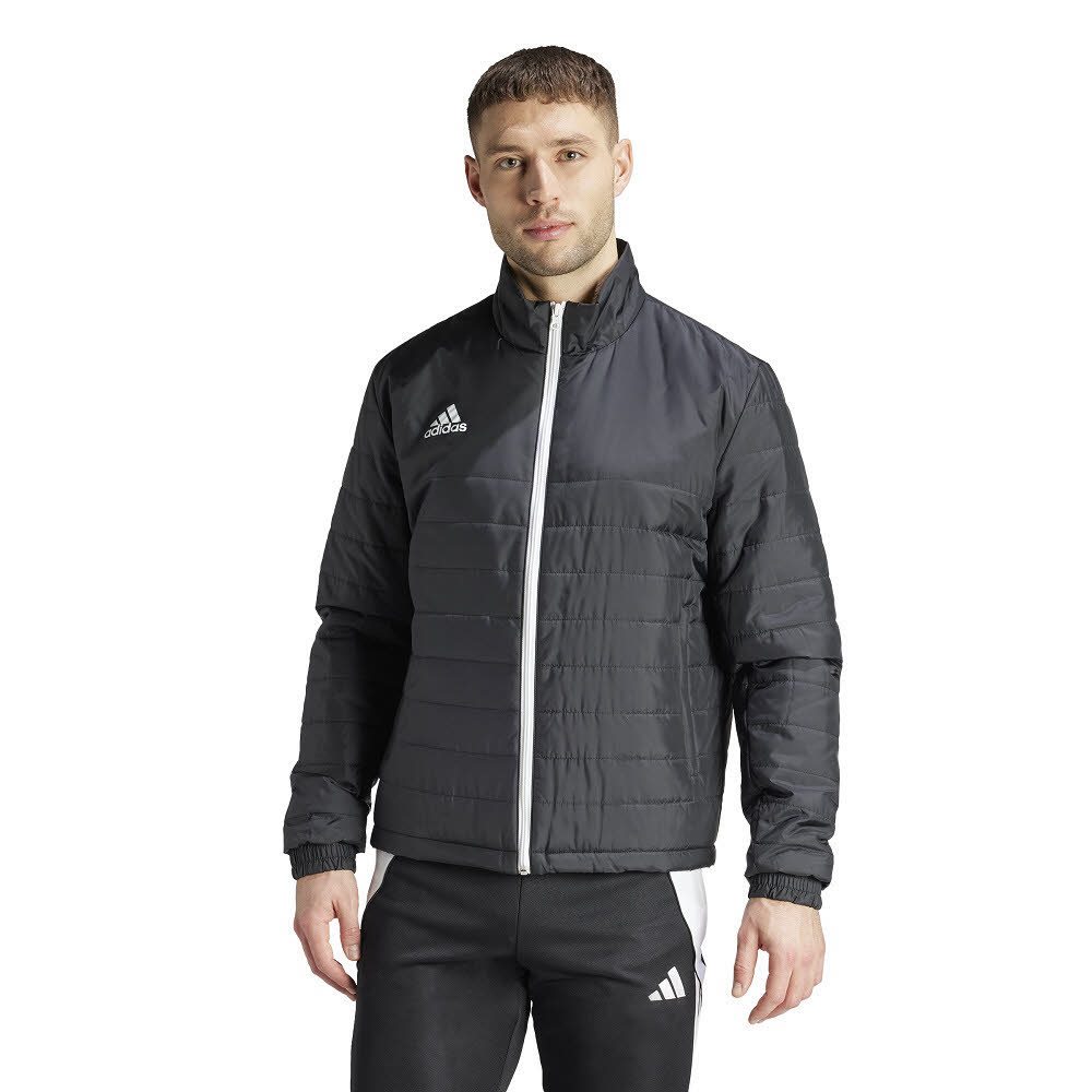 adidas Entrada 22 Light Jacket Herren Jacke Fußballjacke Daunenjacke schwarz NEU