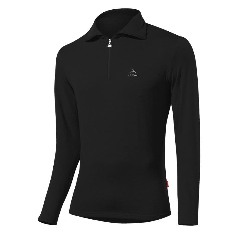 LÖFFLER Zip-Rolli Herren schwarz