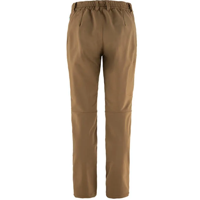 Fjällräven Abisko Winter Stretch Trousers W Trekkinghose Damen braun