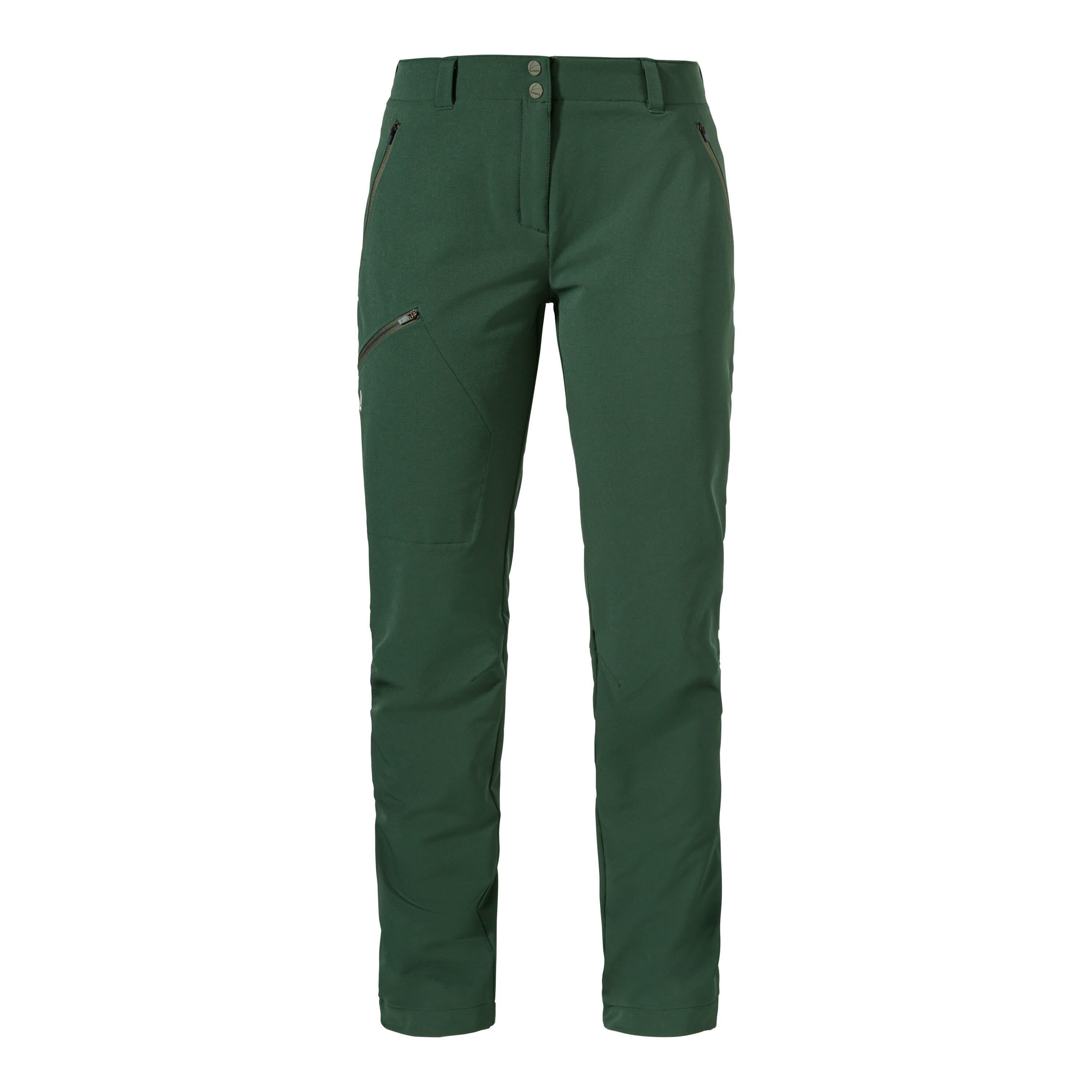Schöffel Ascona Trekkinghose Wanderhose warm Damen grün