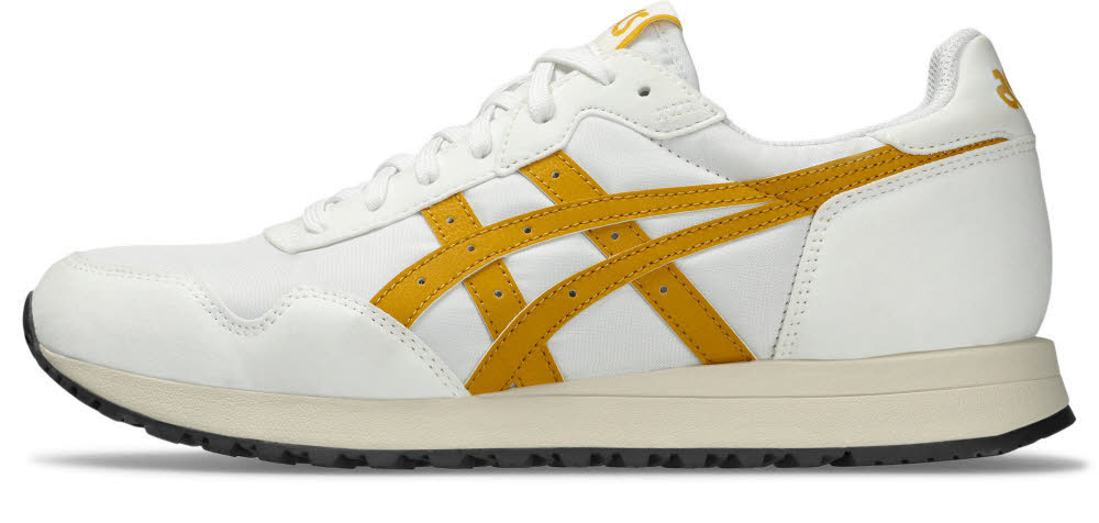 Asics TIGER RUNNER II Damen Freizeitschuhe Sneaker Low sportlich white/hornet