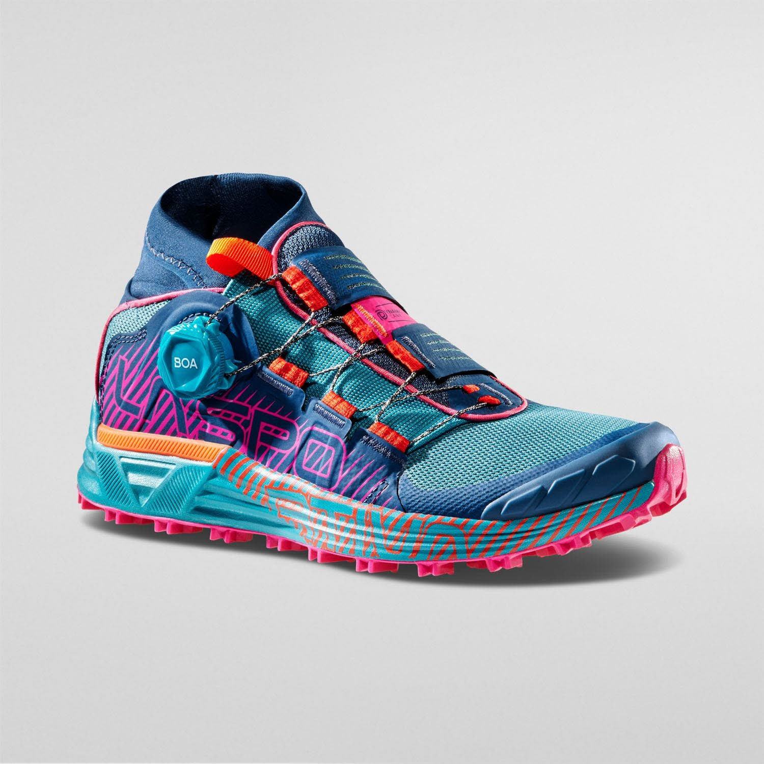 La Sportiva CYKLON Damen Trailrunning-Schuhe Laufschuhe blau/pink
