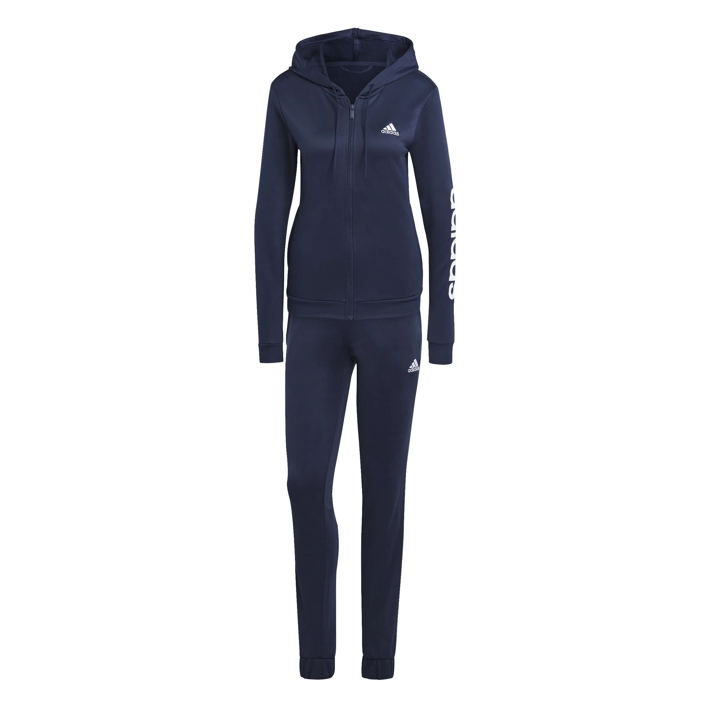 adidas Linear Damen Trainingsanzug dunkelblau