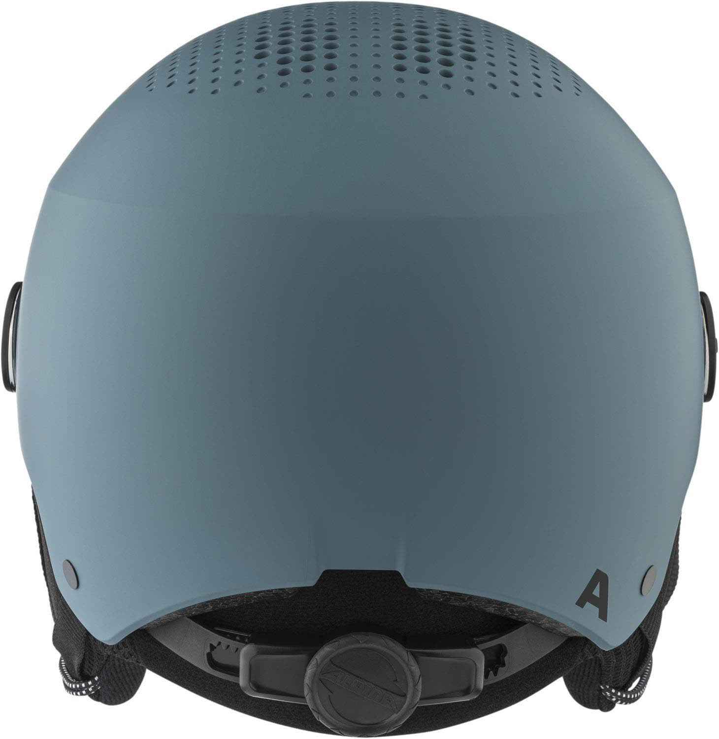Alpina Arber Visor Q-Lite Herren Skihelm Hardshell-Außenschale blau
