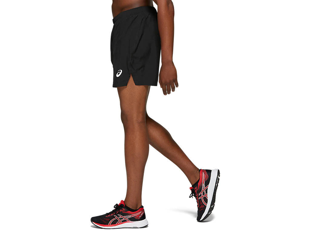 Asics Silver 5in Short Herren Laufshort Running Fitness schwarz NEU