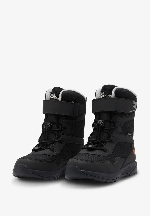 Jack Wolfskin Polar Bear High Winterstiefel Schnellschnürsystem Kinder schwarz