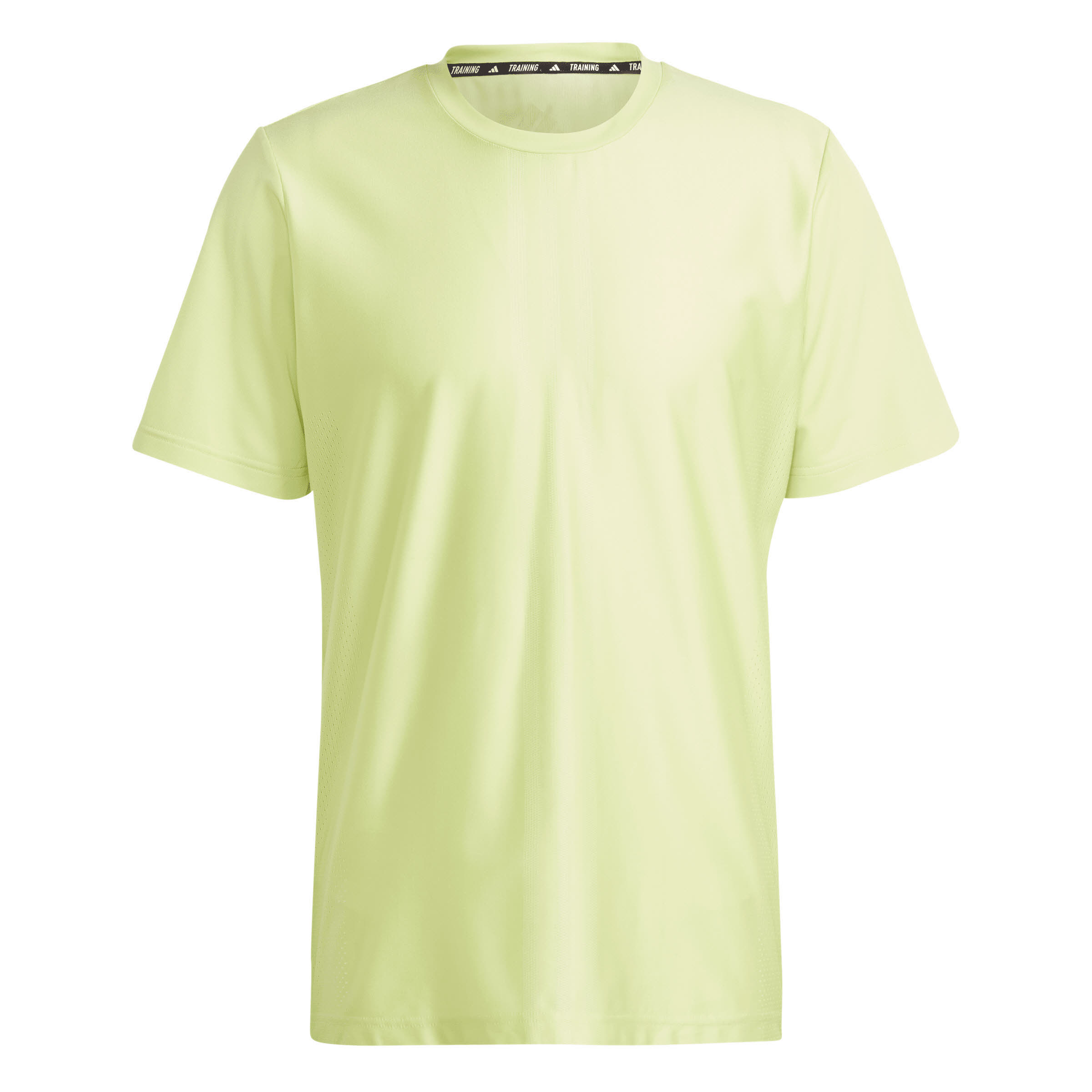 adidas HIIT Workout 3-Streifen T-Shirt Sportshirt Funktionsshirt Herren hellgrün