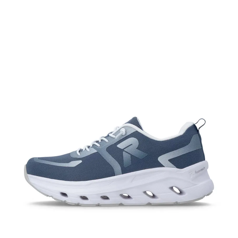 Rieker Stratfort Damen Sneaker Freizeitschuh blau