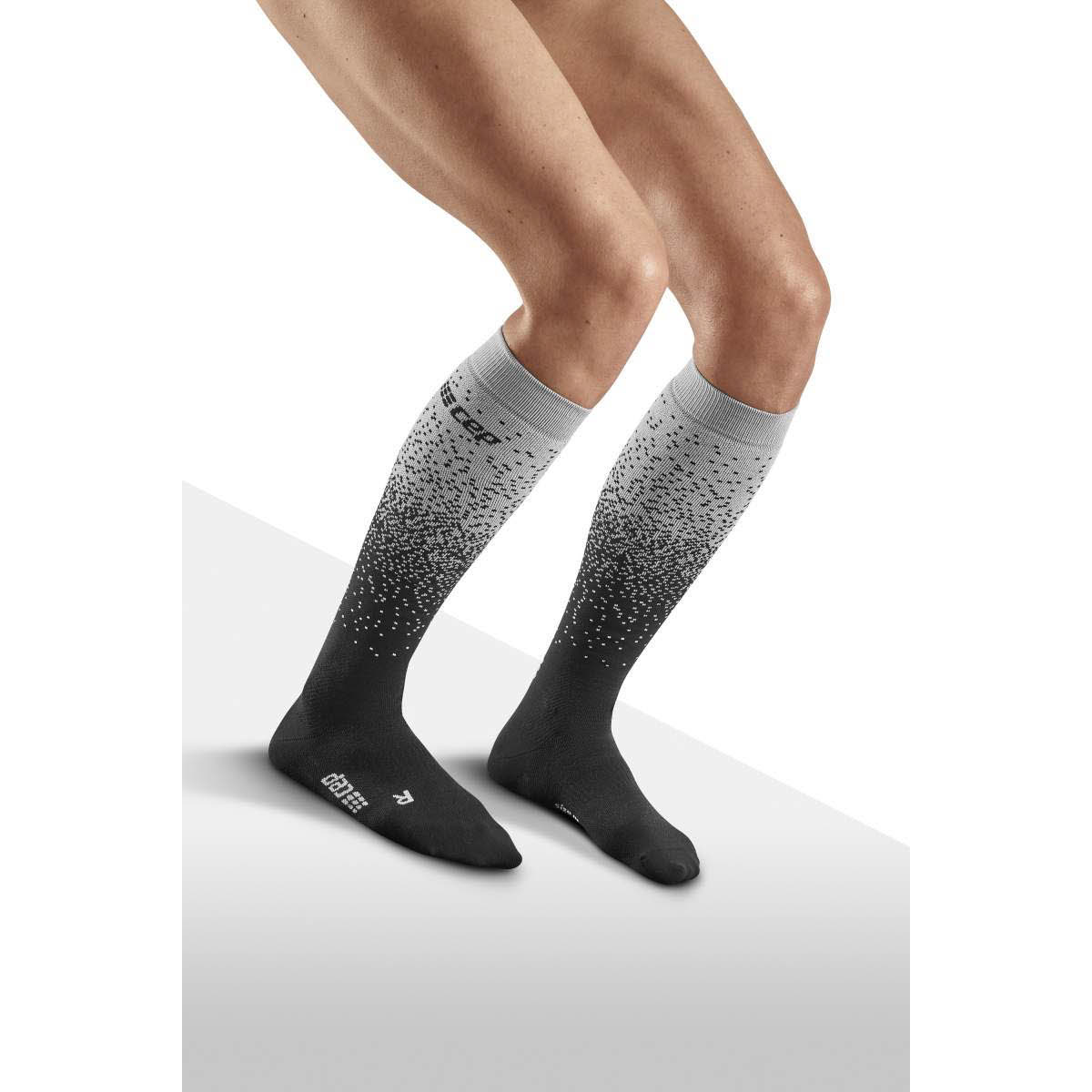CEP Snowfall Socks Skiing Skisocken Damen schwarz