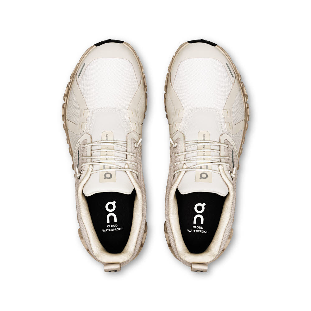 On Cloud 6 WP Freizeitschuh waterproof Damen Sneaker Laufschuhe beige