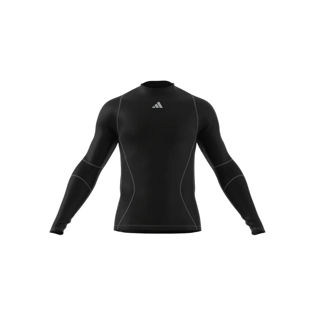 Adidas Techfit COLD.RDY Training Longsleeve Recycelt Microfleece Baselayer Herren Schwarz