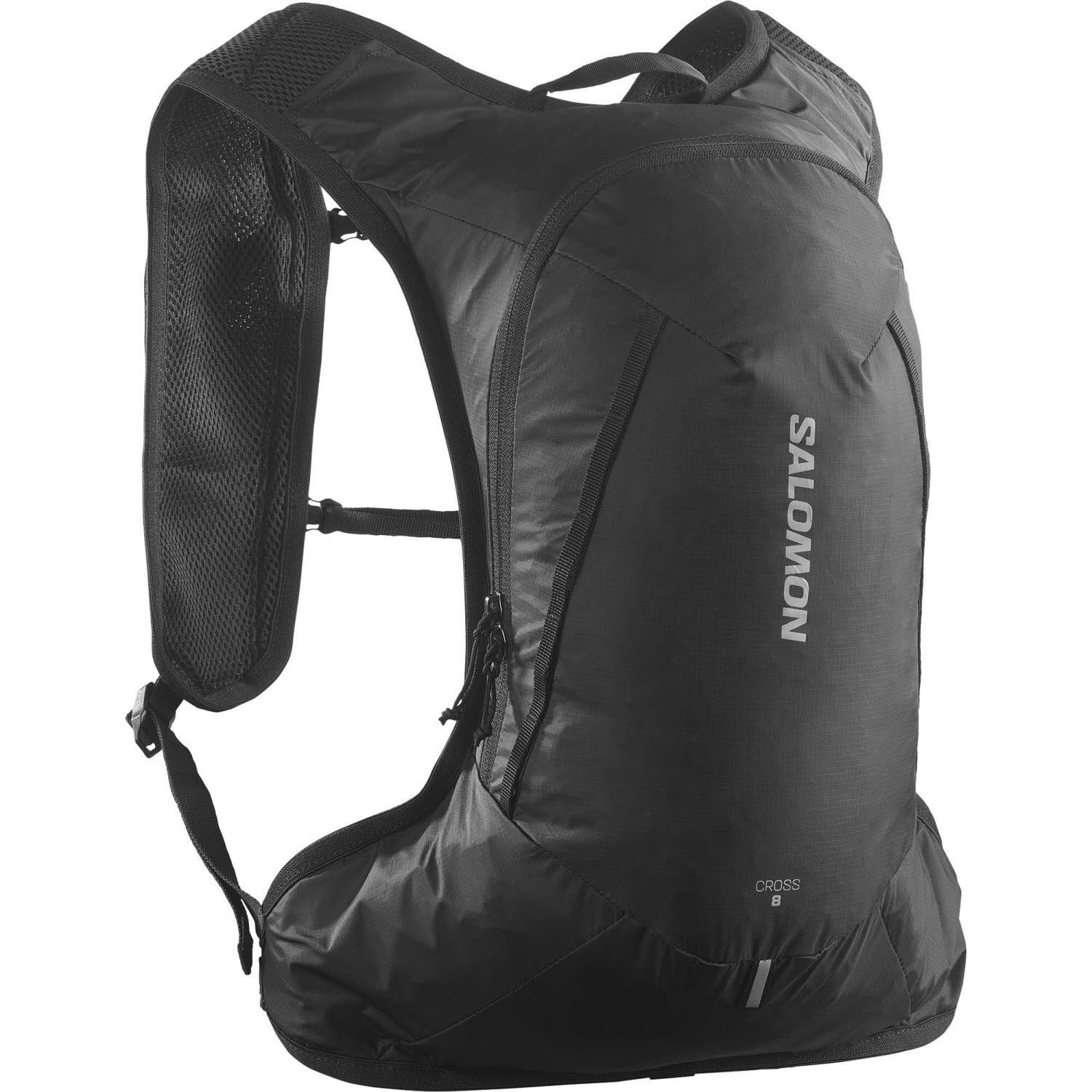 Salomon CROSS 8 Herren Laufrucksack Trinkrucksack schwarz