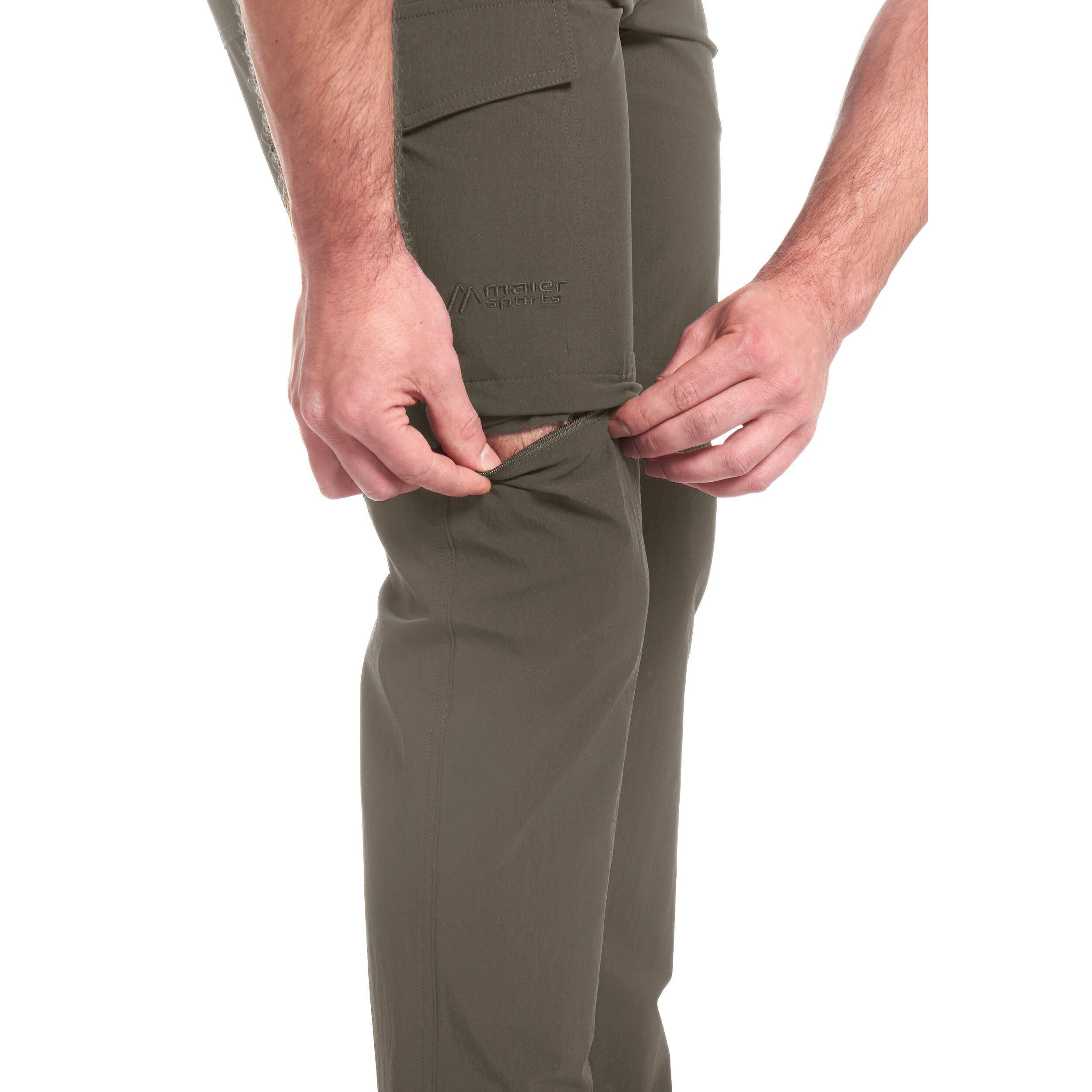 Maier Sports Torid Slim Herren Zip-Off Trekkinghose Wanderhose beige NEU