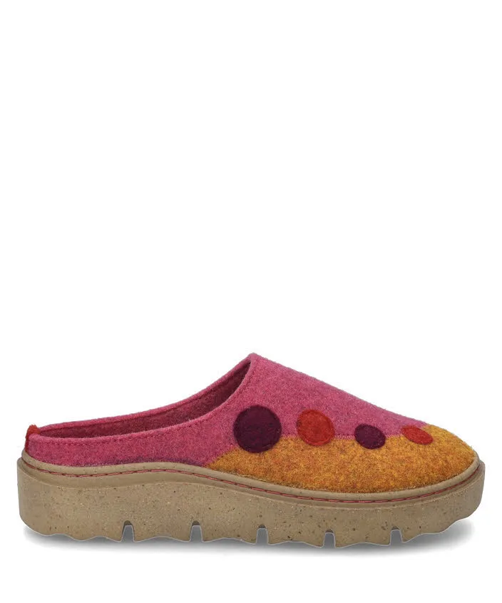Josef Seibel Carmaux 04 Damen Hausschuhe Pantoffeln orange/multi
