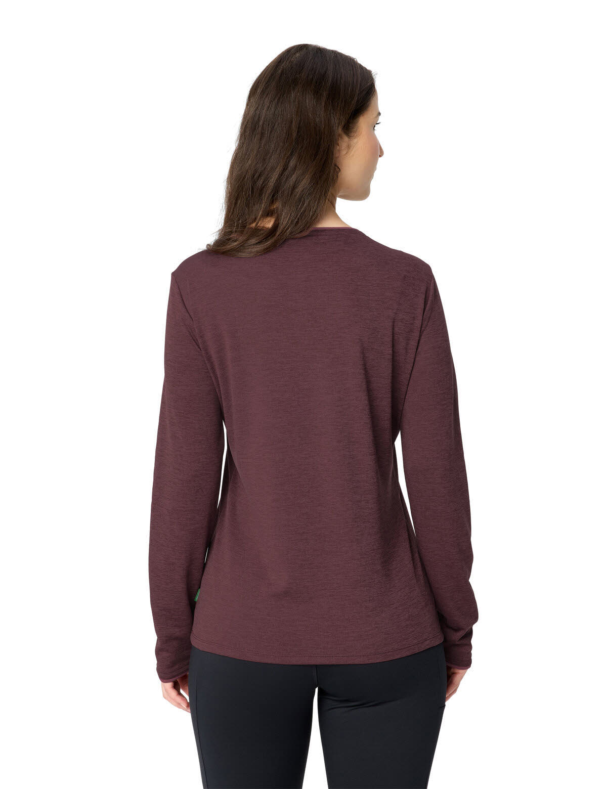 Vaude Essential LS Damen Sweatshirt Langarmshirt ruby dusk