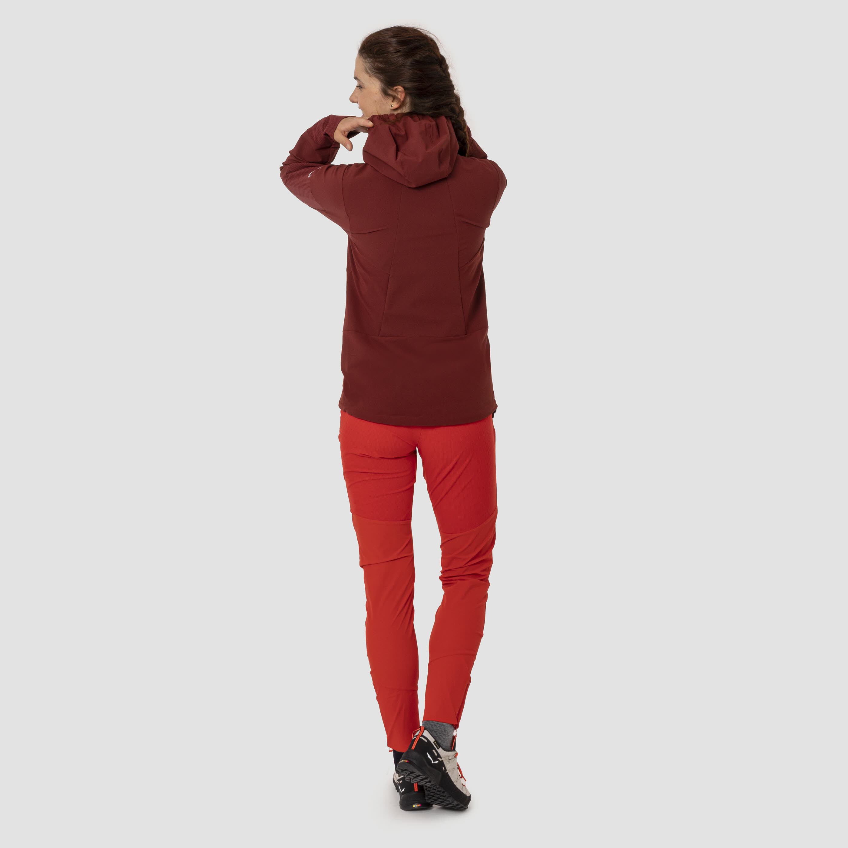 Salewa Agner Damen Softshelljacke Windstopper schwarz