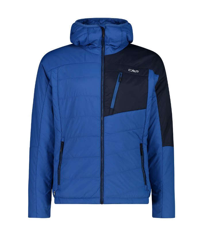 CMP Herren Jacke Daunenjacke Kapuzenjacke Loftjacke blau