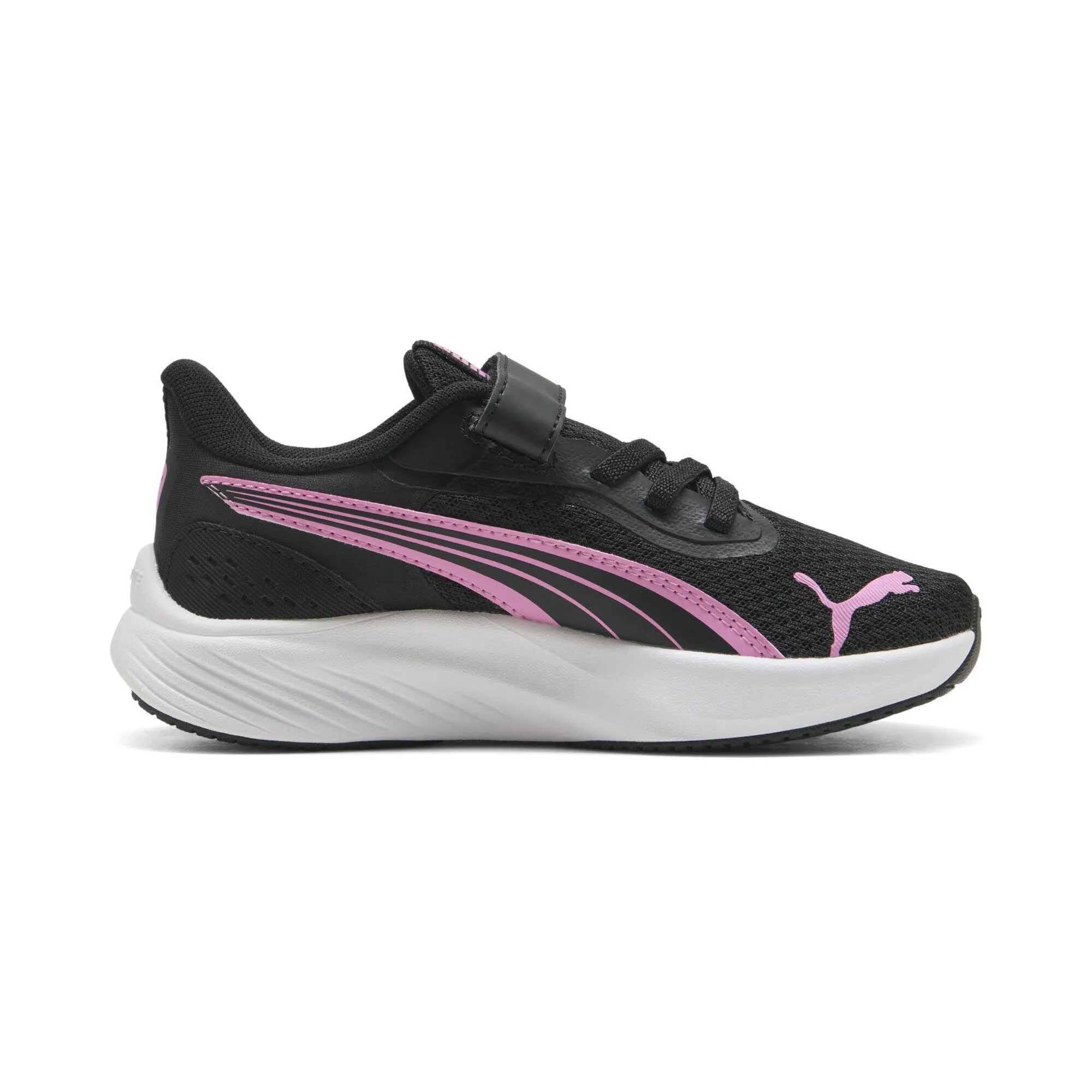 Puma Pounce Lite AC+ PS Mädchen Sneaker Freizeitschuhe schwarz/pink