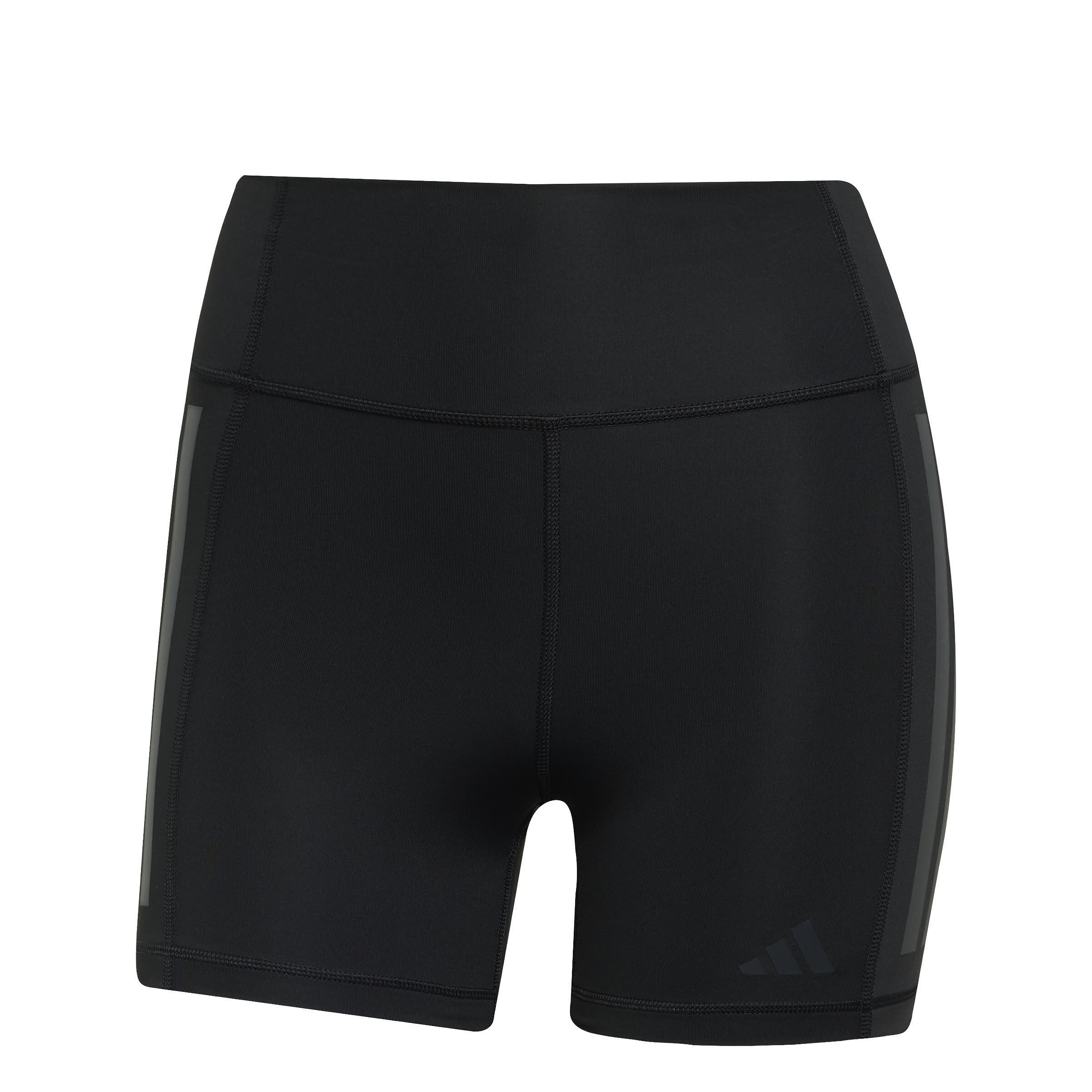 adidas Optime 3-Streifen kurze Leggings Damen Sportshorts schwarz