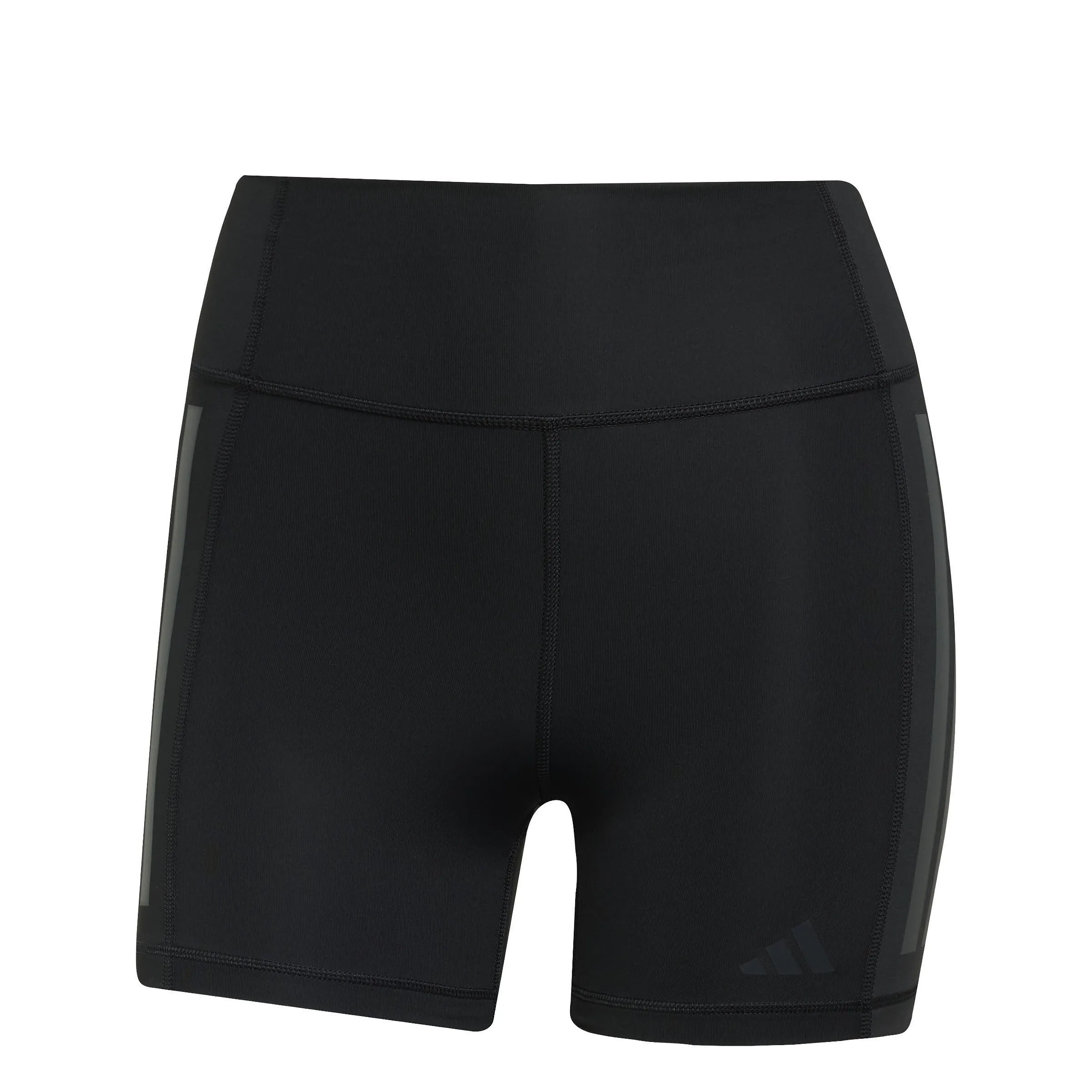 adidas Optime 3-Streifen kurze Leggings Damen Sportshorts schwarz