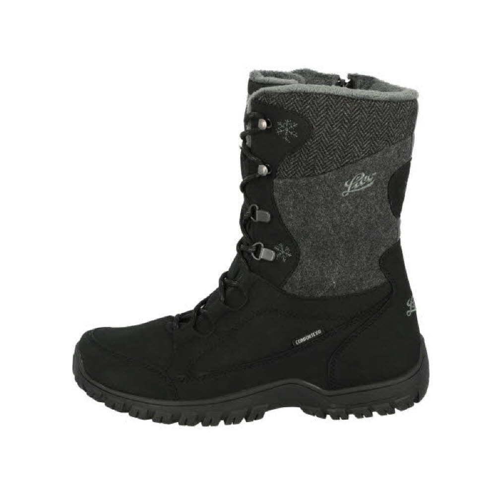 Lico Damen Winterstiefel Schneestiefel schwarz