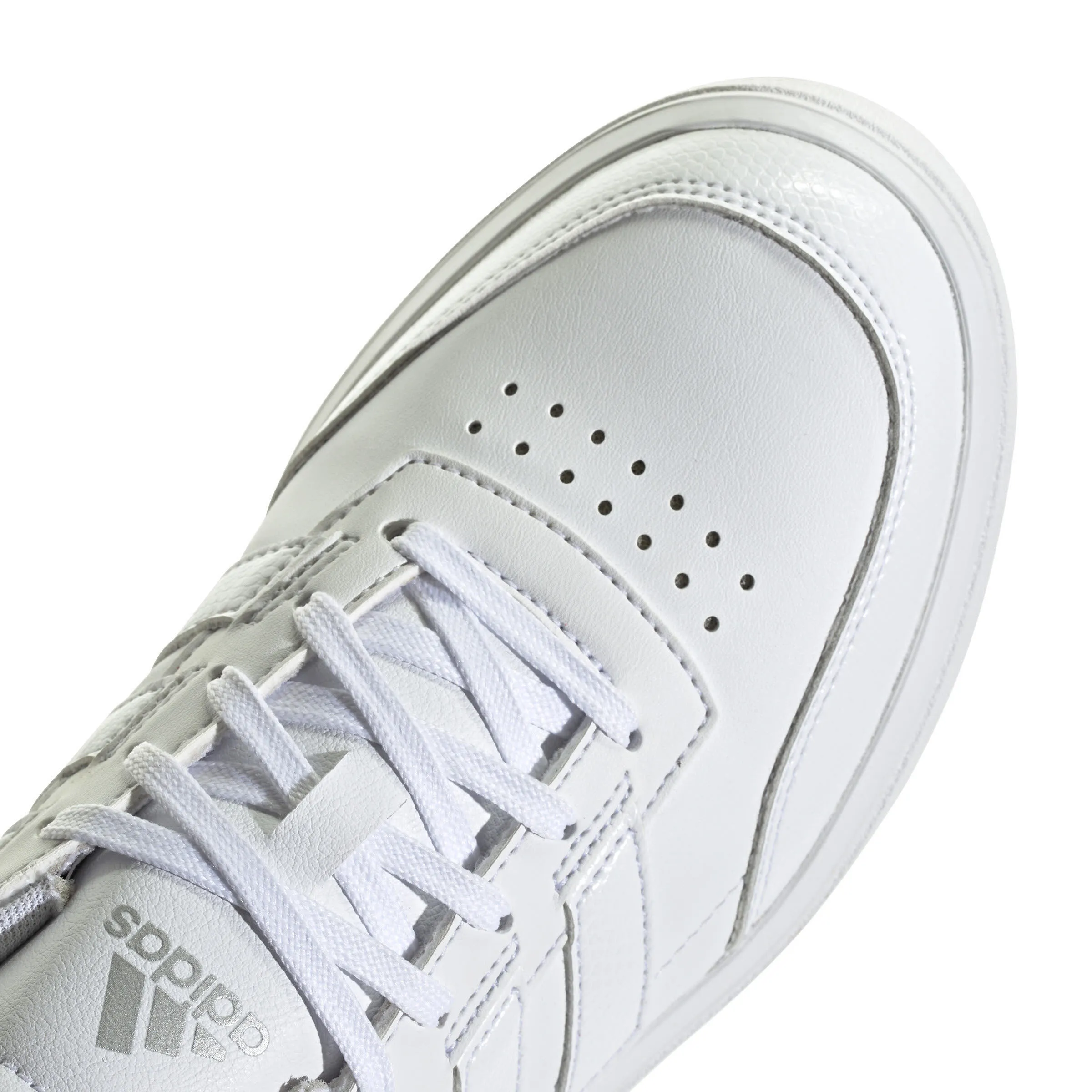 adidas Courtblock Damen Sportschuhe Alltagsschuhe weiß