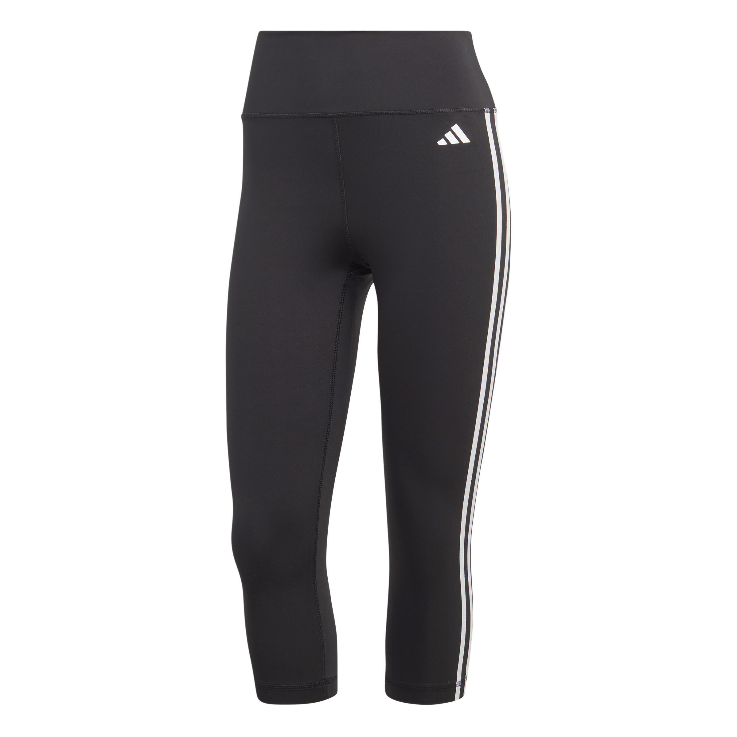 adidas Train Essentials 3-Streifen High-Waisted 3/4-Leggings Damen schwarz