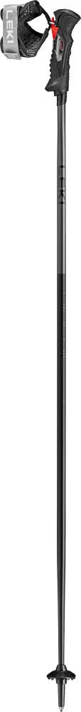 Leki Airfoil 3D Unisex Skistöcke Ski Poles schwarz/grau