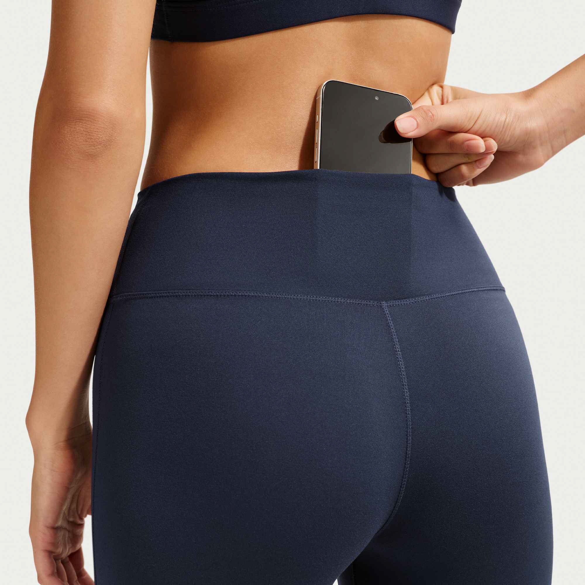 Nike W NK DF ONE HR 7/8 TIGHT USEAM Damen Leggins blau