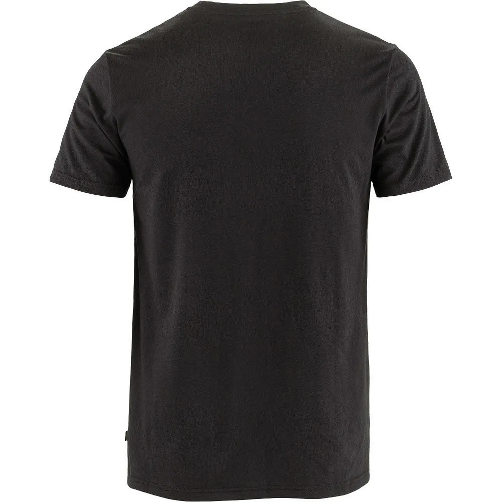Fjällräven Fox T-shirt M Herren Freizeitshirt Funktionsshirt schwarz