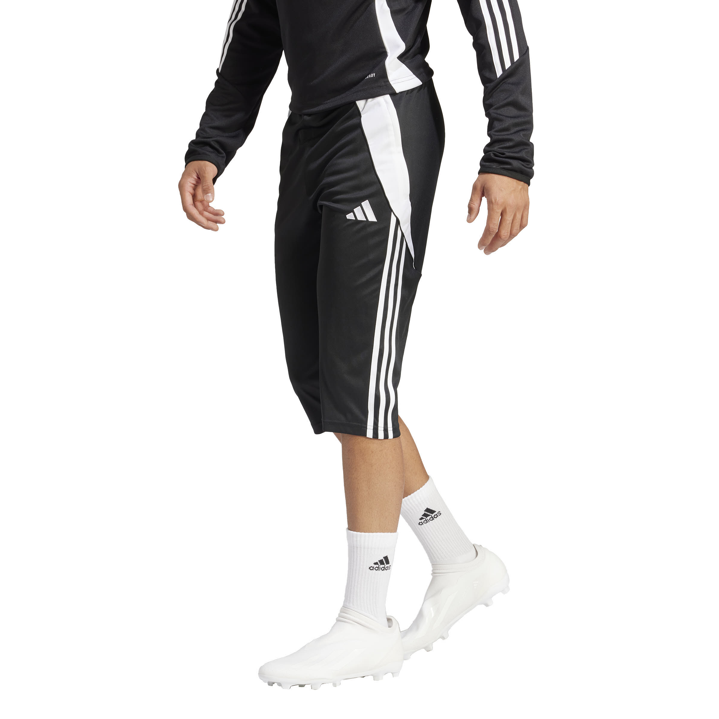 adidas Tiro 24 3/4-Hose Fußballhose Trainingshose Herren schwarz