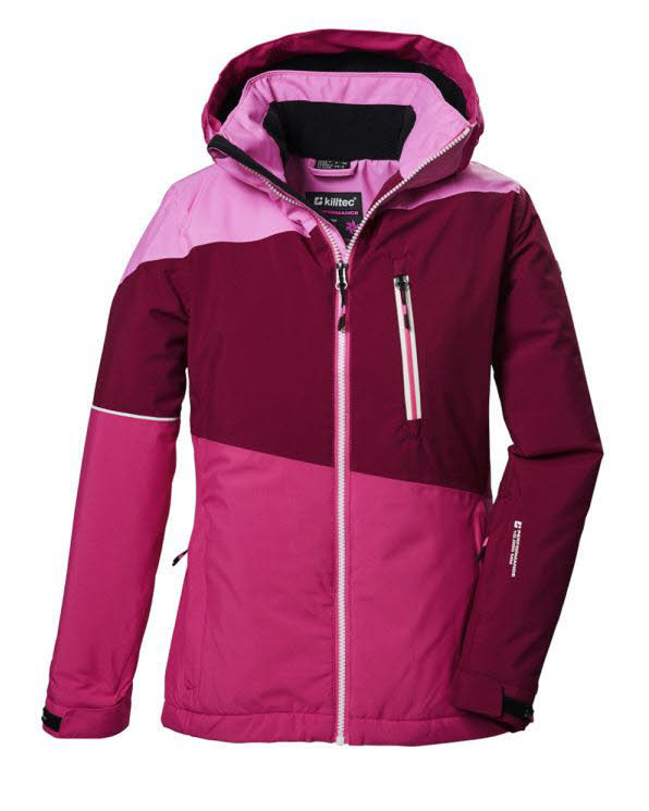 Killtec KSW 331 Mädchen Skijacke Kapuzenjacke Funktionsjacke rosa