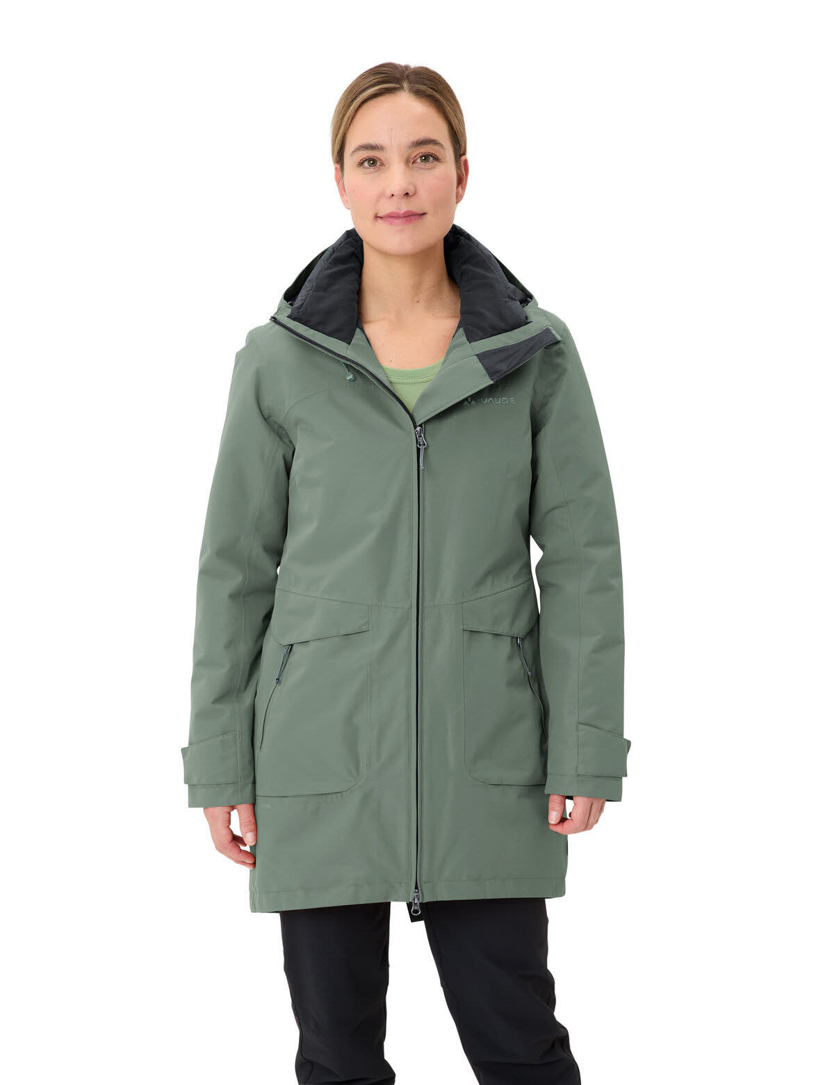 Vaude Skomer III Damen Freizeitmantel Wintermantel Parka agave
