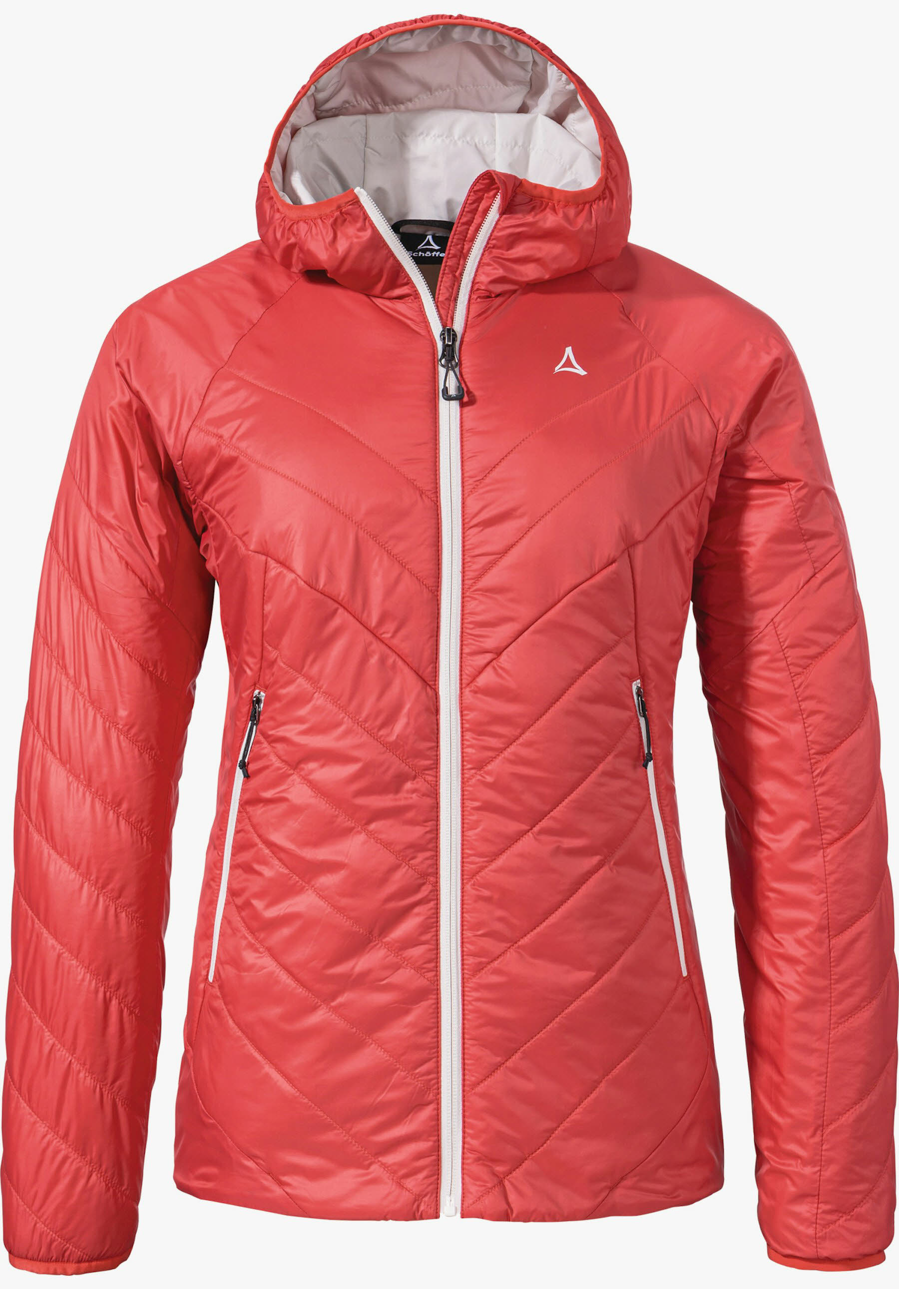 Schöffel CASCATA Damen Wanderjacke Kapuzenjacke Daunenjacke rot