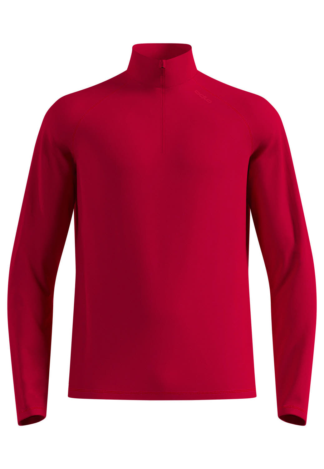 Odlo ESSENTIAL WARM 1/2 ZIP Herren Midlayer Zipper rot