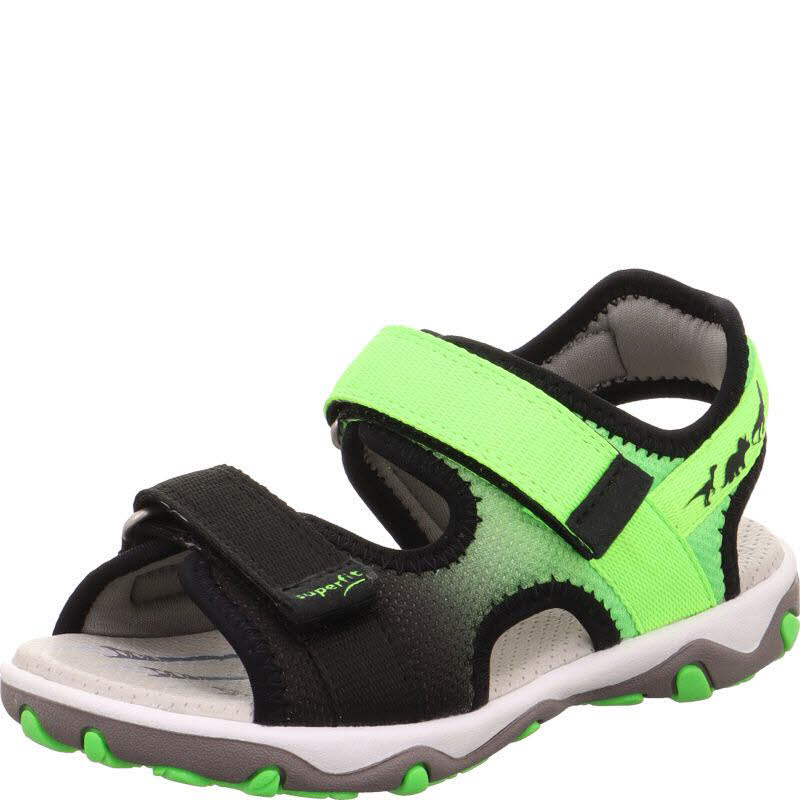 Superfit Kinder Sandale MIKE 3.0 Schwarz/Hellgrün