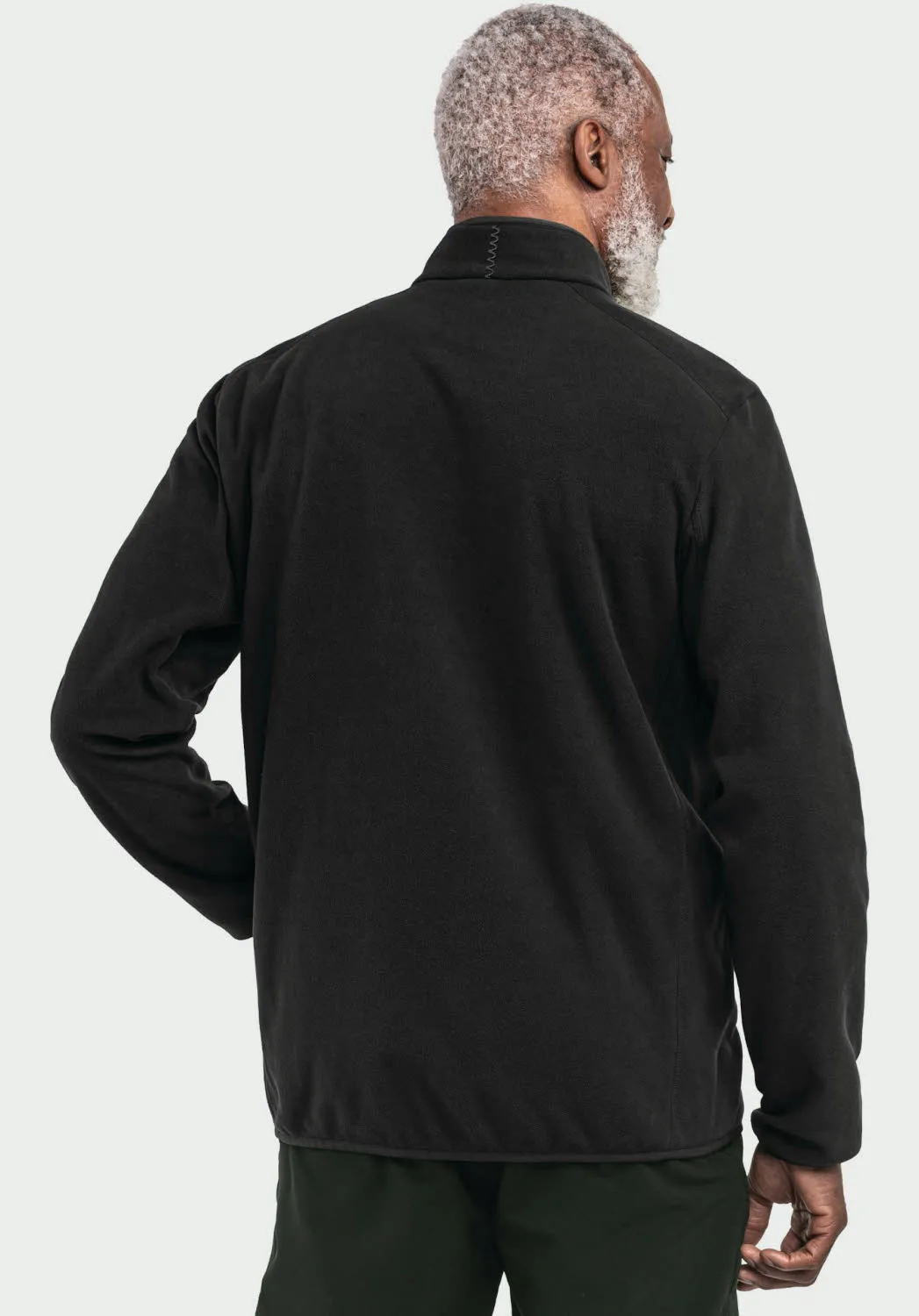 Schöffel Fleece Jk Style Ash MNS Herren Fleecejacke Wanderjacke schwarz