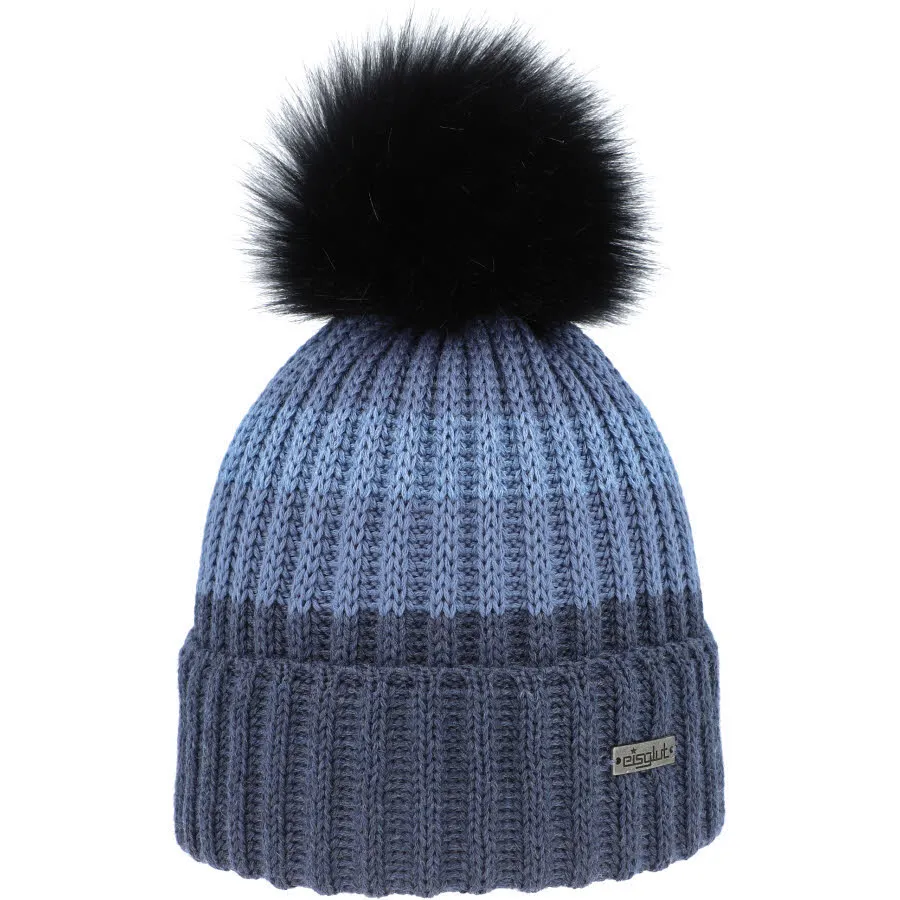Eisglut Haileyl Merino Damen Wintermütze jeans