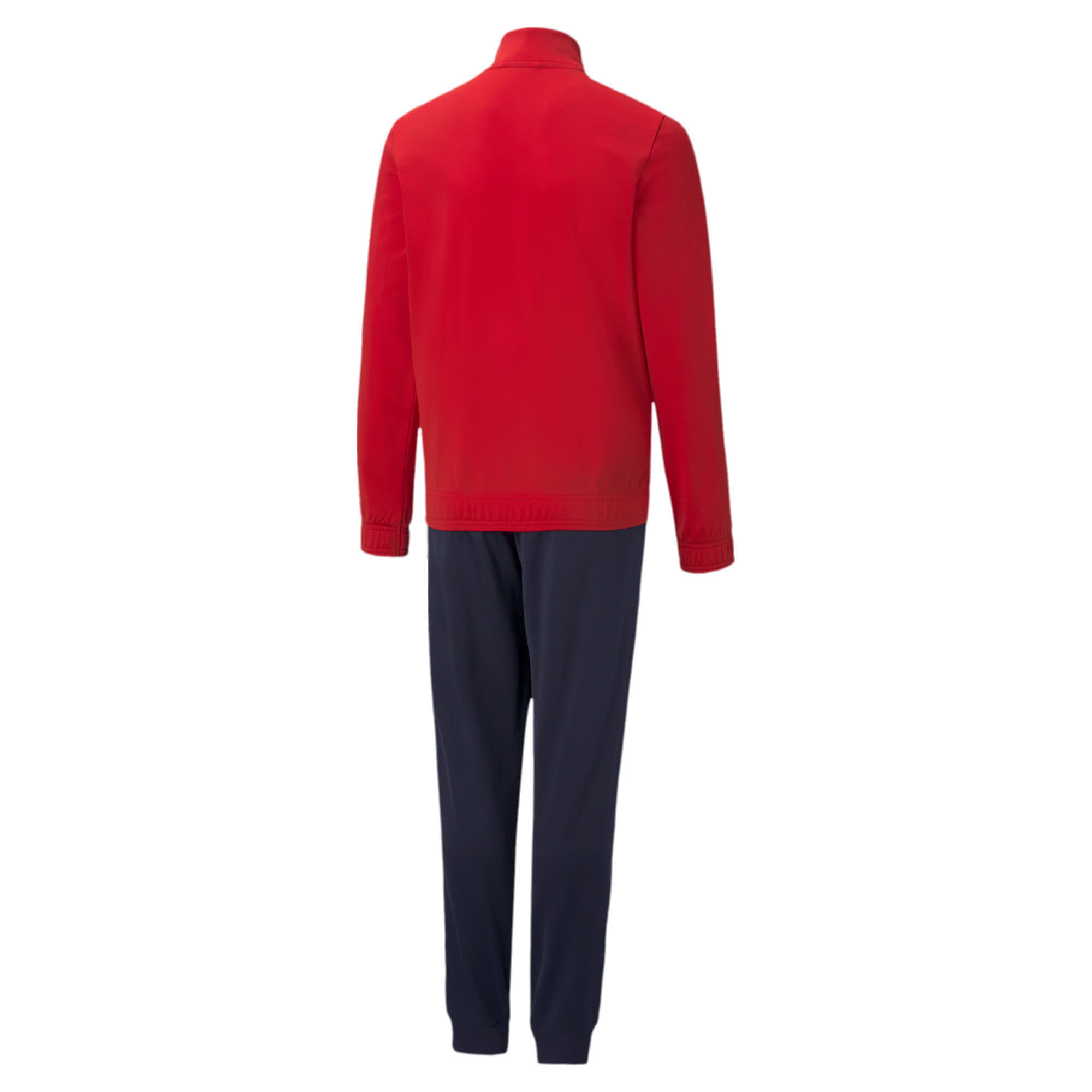 Puma Poly Suit cl B Herren Trainingsanzug Sportanzug rot-schwarz