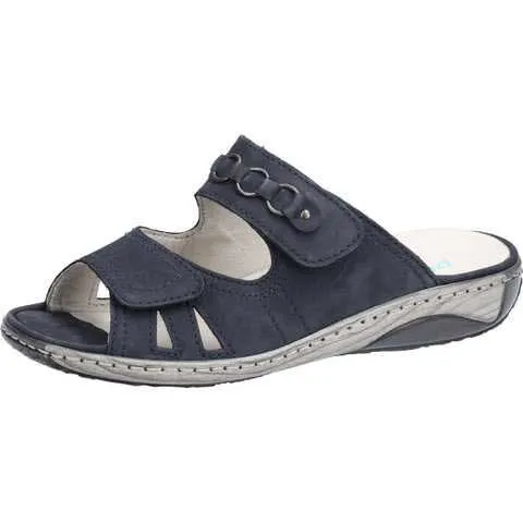 Waldläufer DENVER Pantolette Damen dunkelblau marine