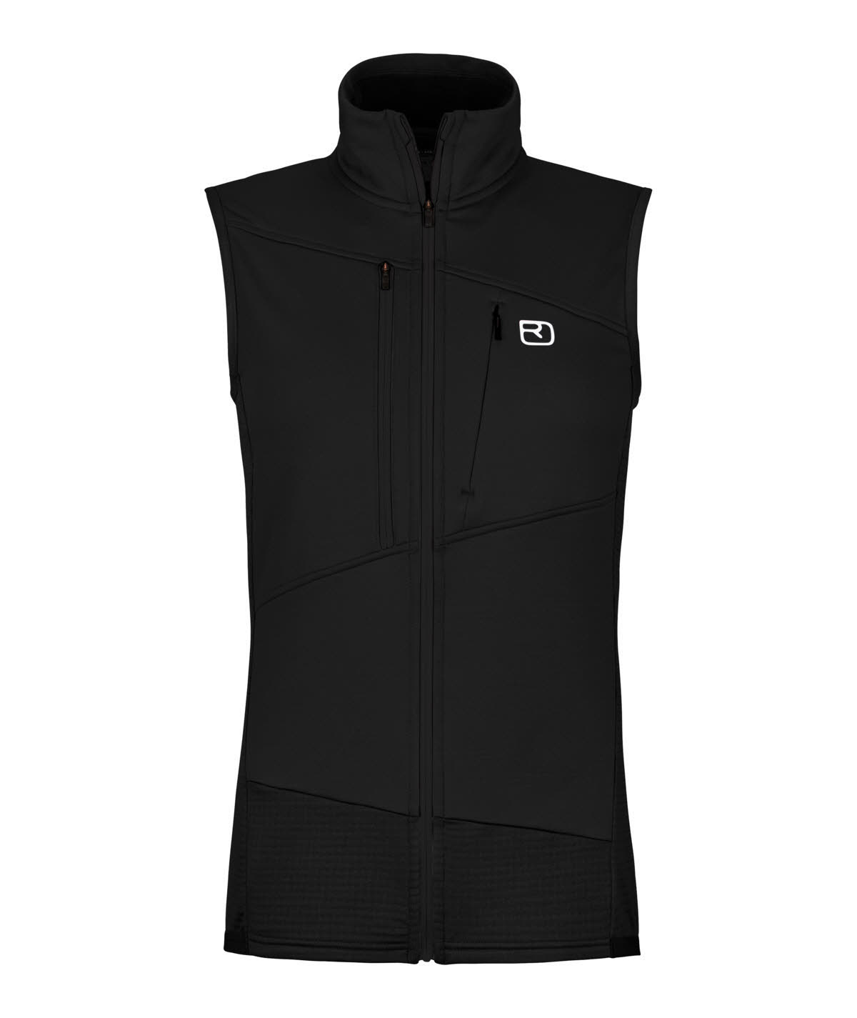 Ortovox Fleece Grid Damen Fleeceweste schwarz