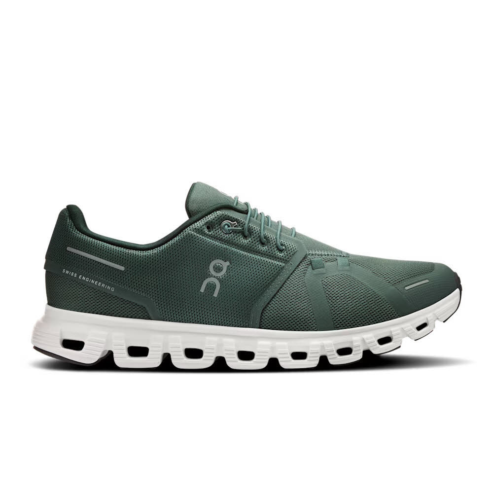 ON Cloud 6 Herren Freizeitschuhe Sneaker dunkelgrün