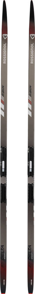 Rossignol DELTA SPORT R-SKIN Langlaufski Klassisch Fellski + Race Classic Bdg. grau/schwarz