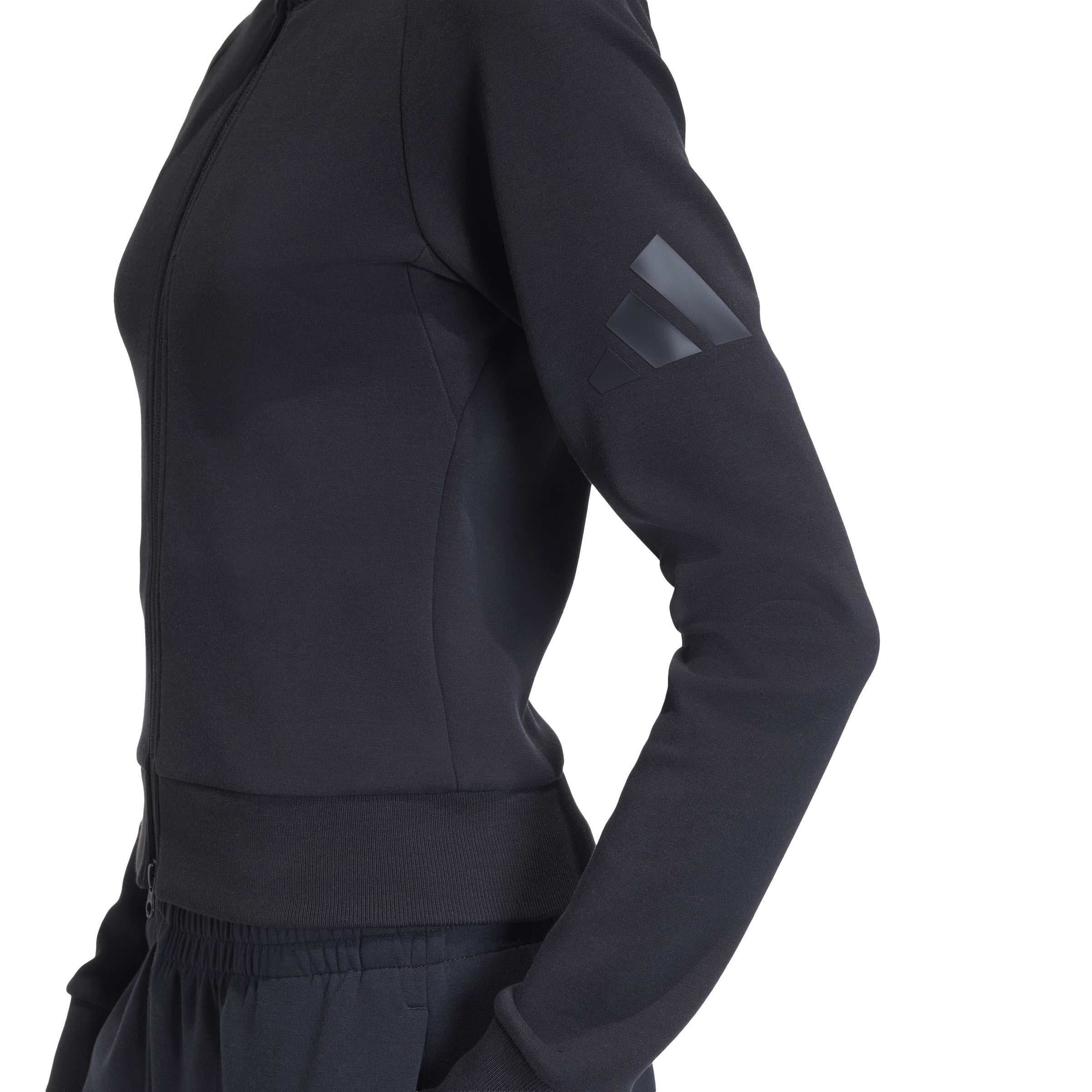 Adidas Soft Lux Trainingsjacke Damen schwarz