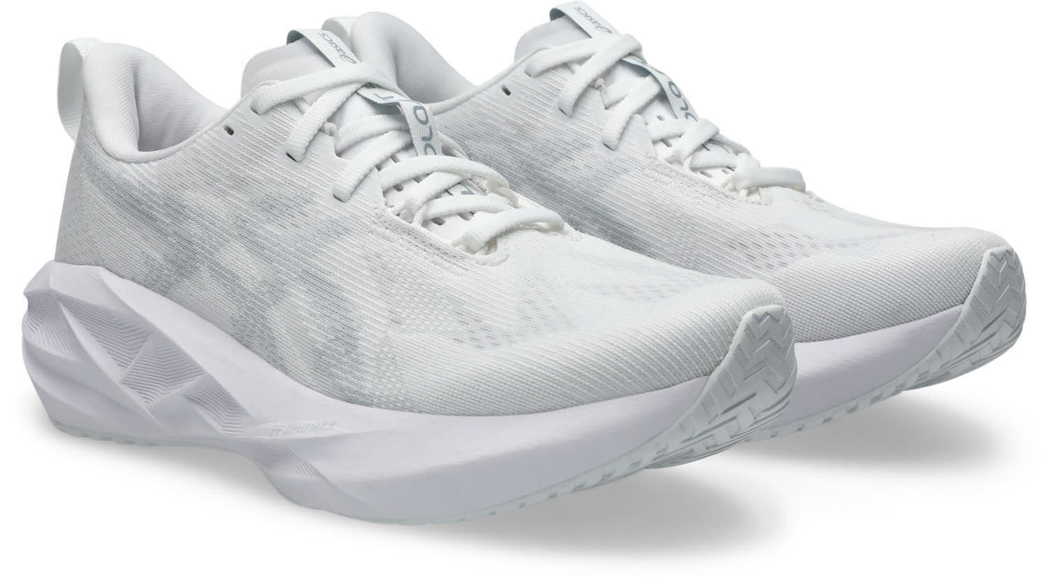 ASICS Novablast 5 Damen Laufschuhe Joggingschuhe White/Piedmont Grey
