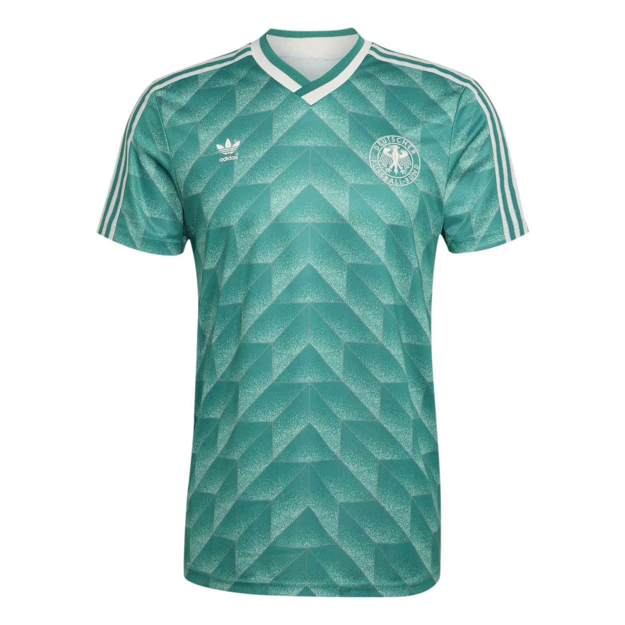 adidas DFB A JSY 90 Herren Auswärtstrikot WM 1990 power green